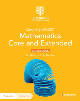 CAMBRIDGE IGCSE MATHEMATICS CORE AND EXTE 3ED - CB